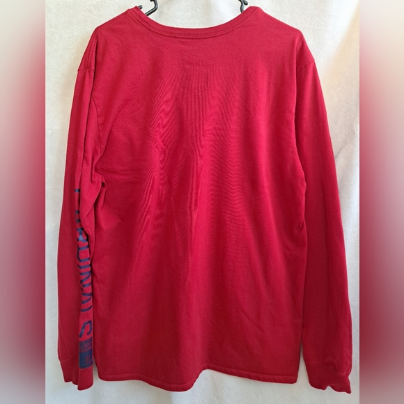 Men's Red Nike Long Sleeve St Louis Cardinal Tee - Picture 7 of 9